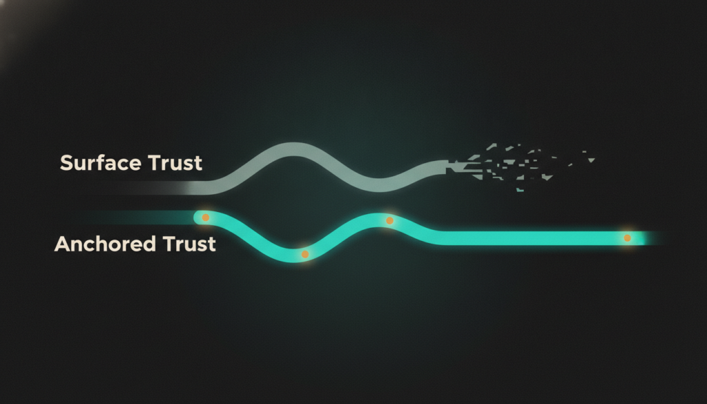 Surface Trust vs Anchored Trust: why patients who respect their doctor still leave without a visible treatment pathway, Bipin Koner